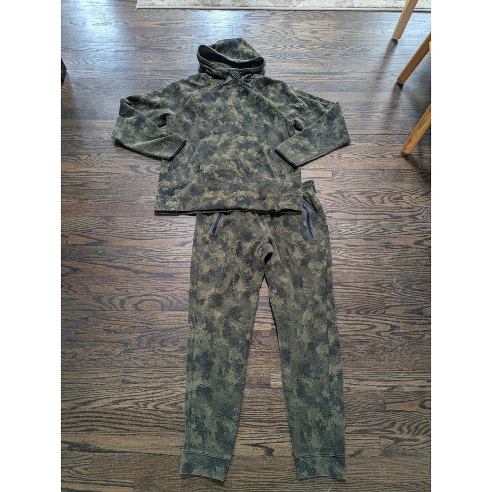 Old Navy Active Dynamic Fleece Joggers Pant Hoodie Sweatshirt mens Size M/L Camo